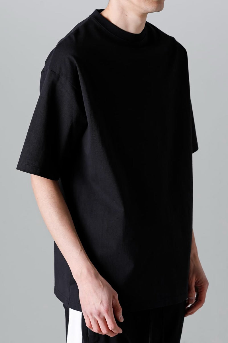 ドロップショルダーT ブラック