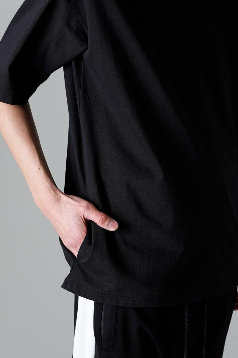 ドロップショルダーT ブラック