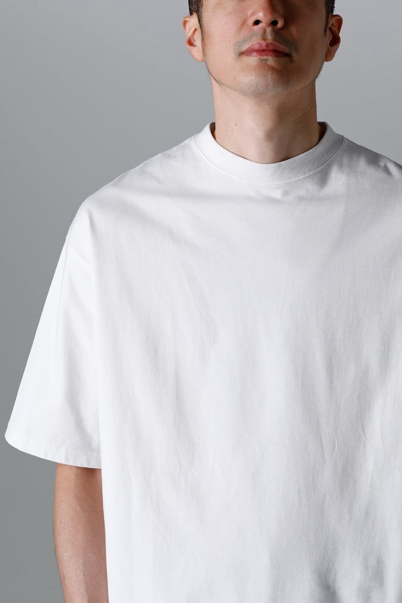 Drop Shoulder-T White