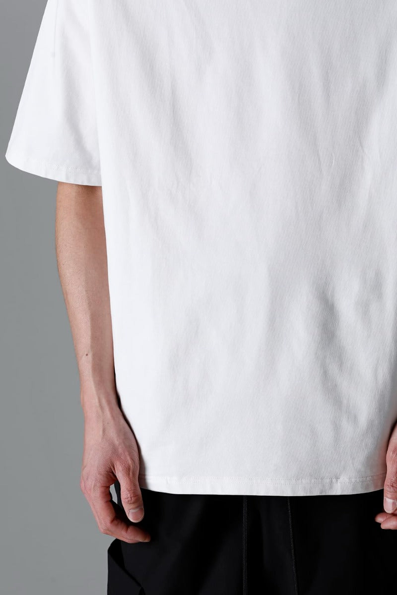 Drop Shoulder-T White