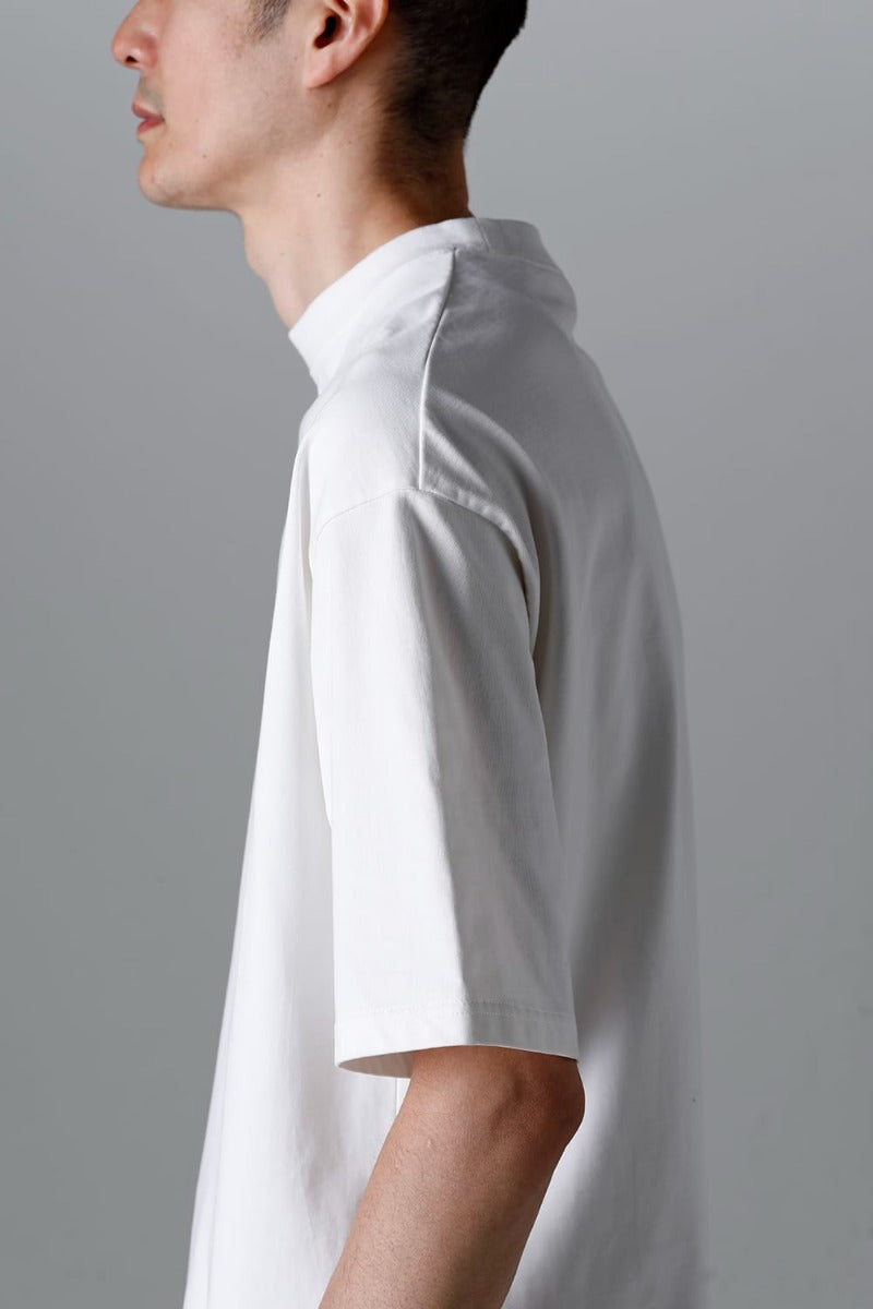 Drop Shoulder-T White