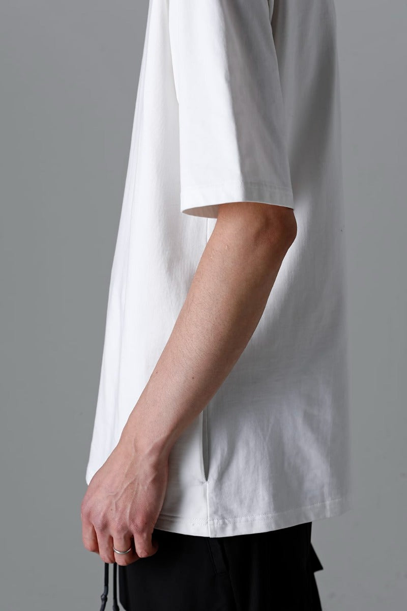 Drop Shoulder-T White