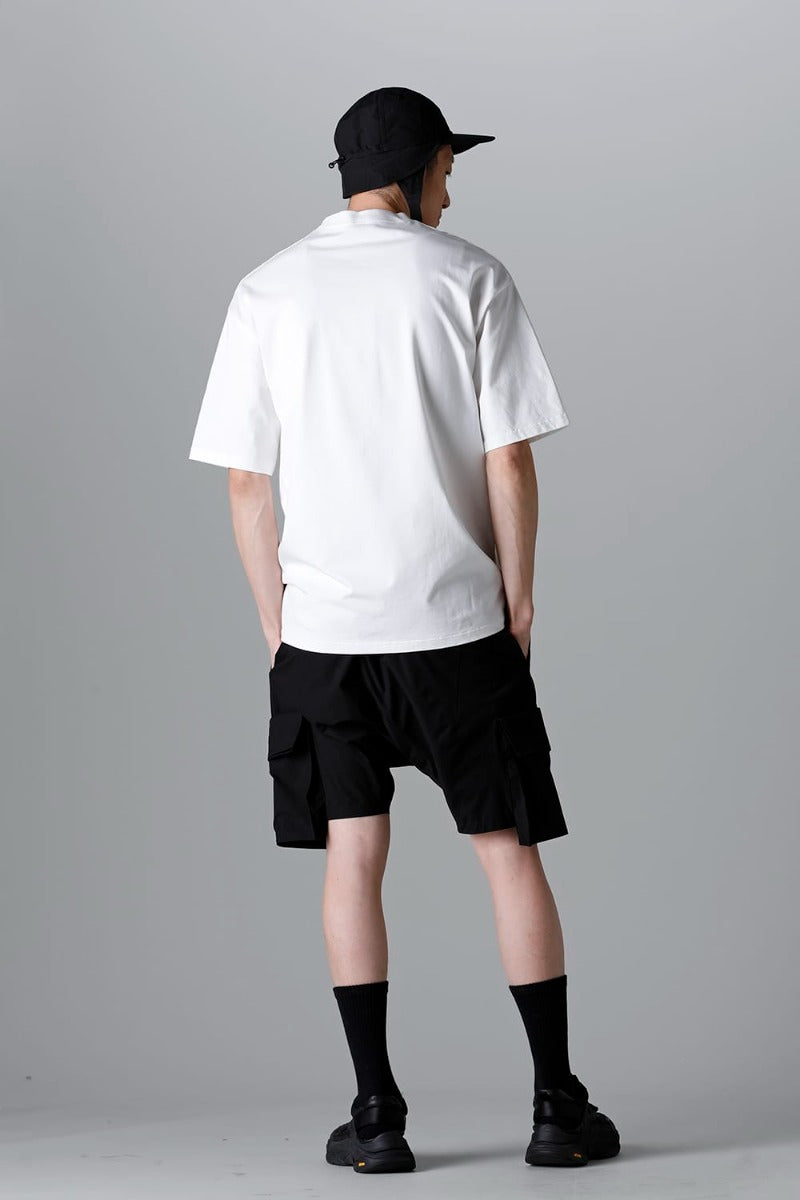 Drop Shoulder-T White