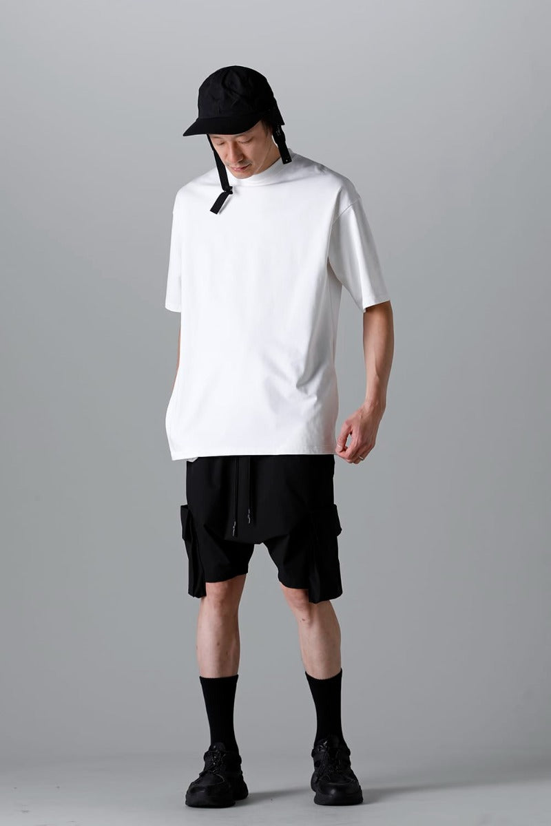 Drop Shoulder-T White