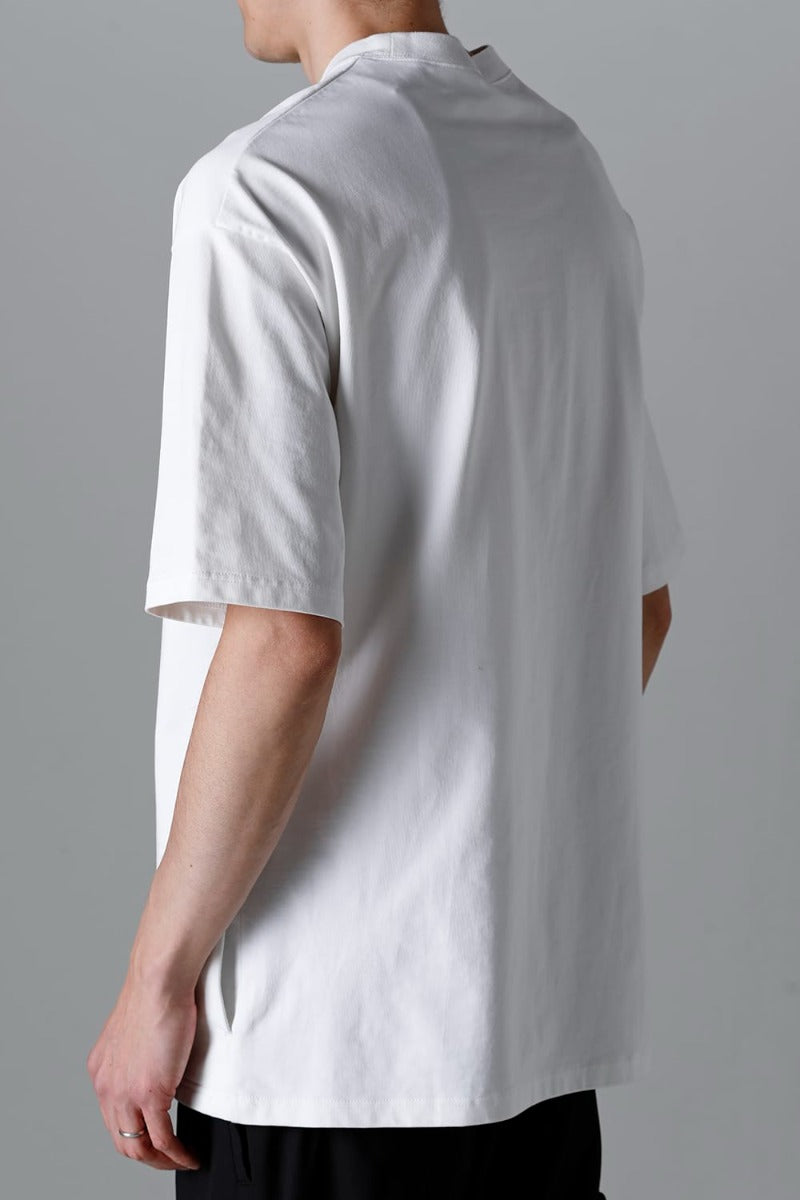Drop Shoulder-T White
