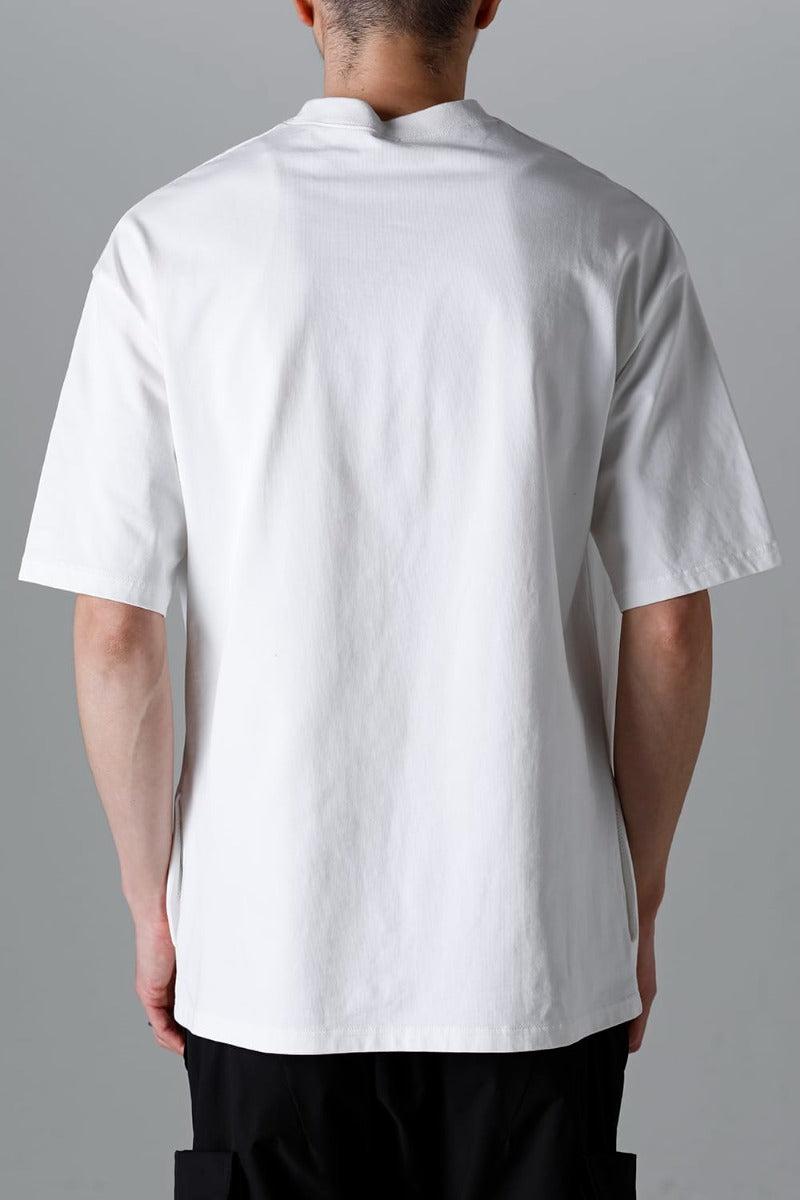 Drop Shoulder-T White