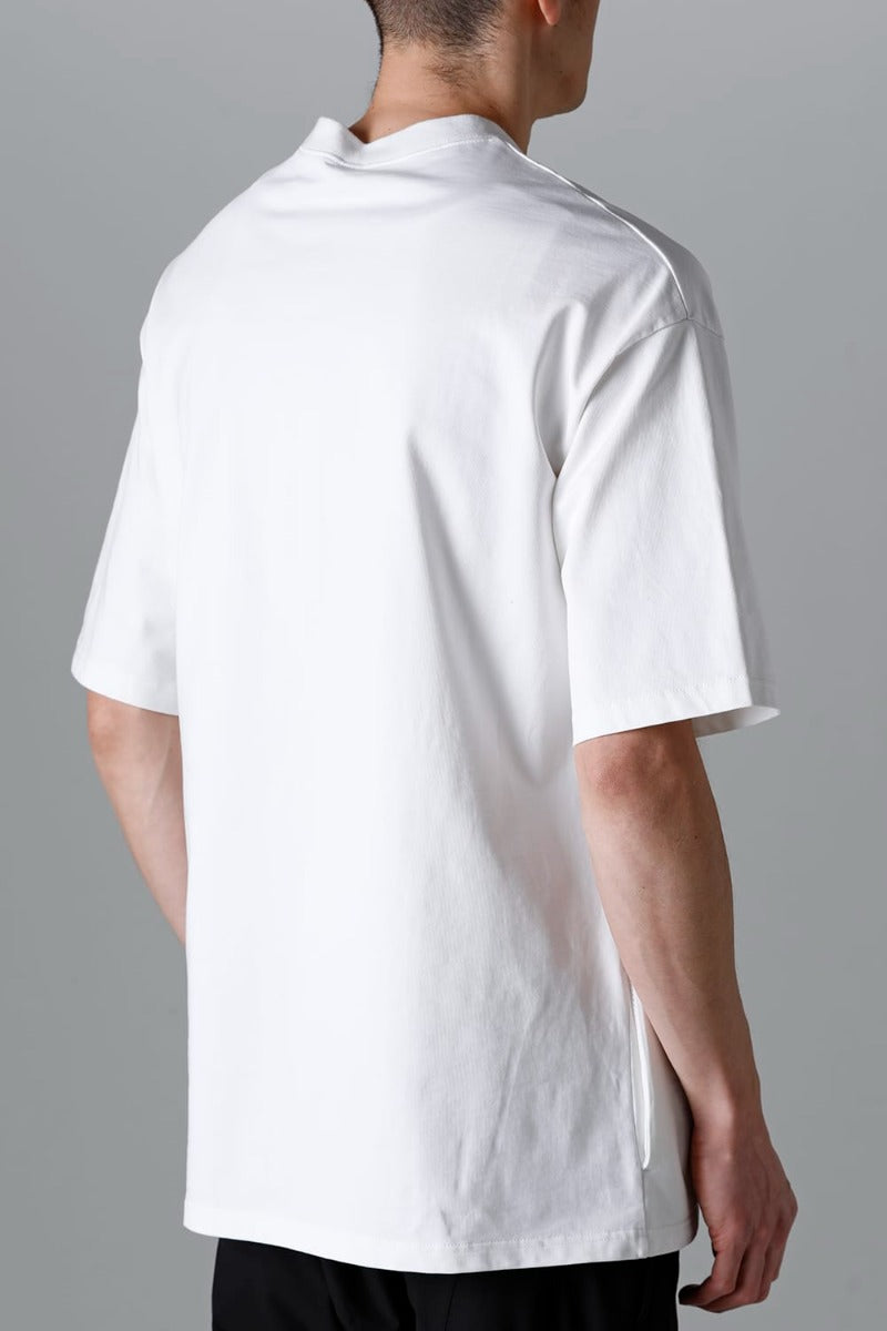 Drop Shoulder-T White