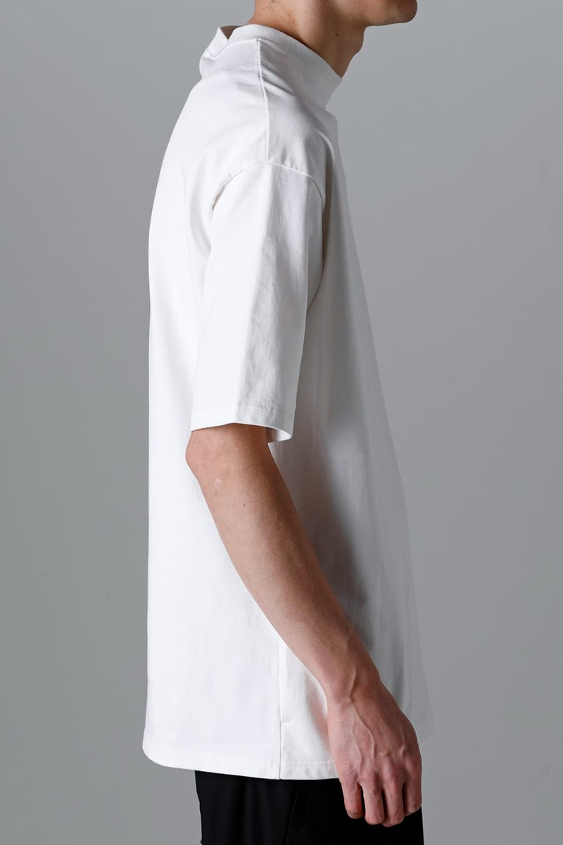 Drop Shoulder-T White