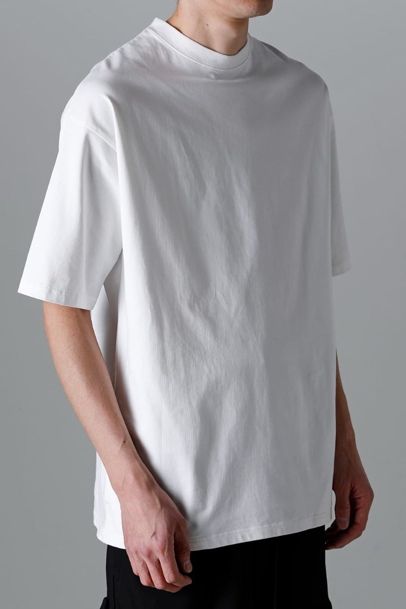 Drop Shoulder-T White