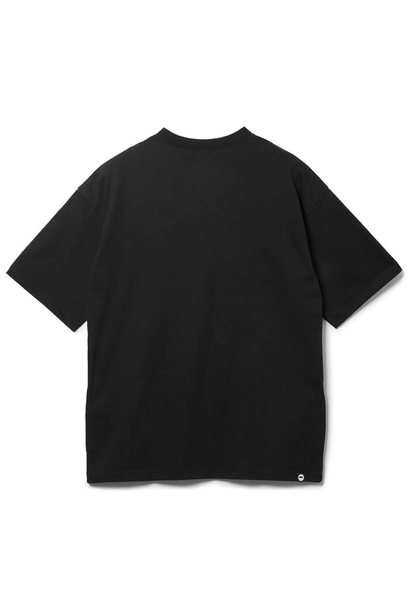 ドロップショルダーT ブラック