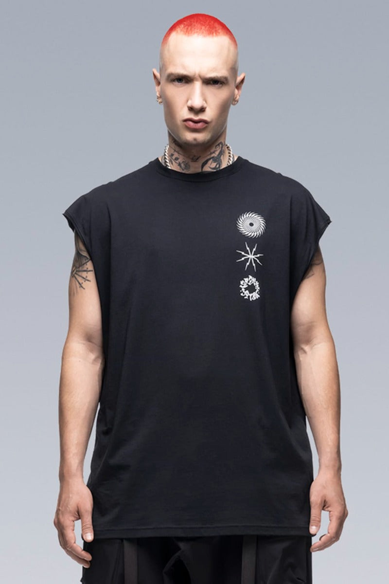 Sleeveless T-shirt Black