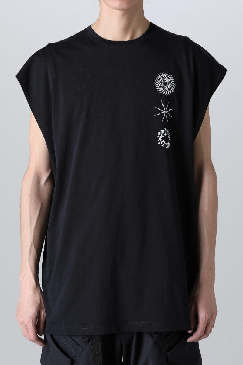 Sleeveless T-shirt Black