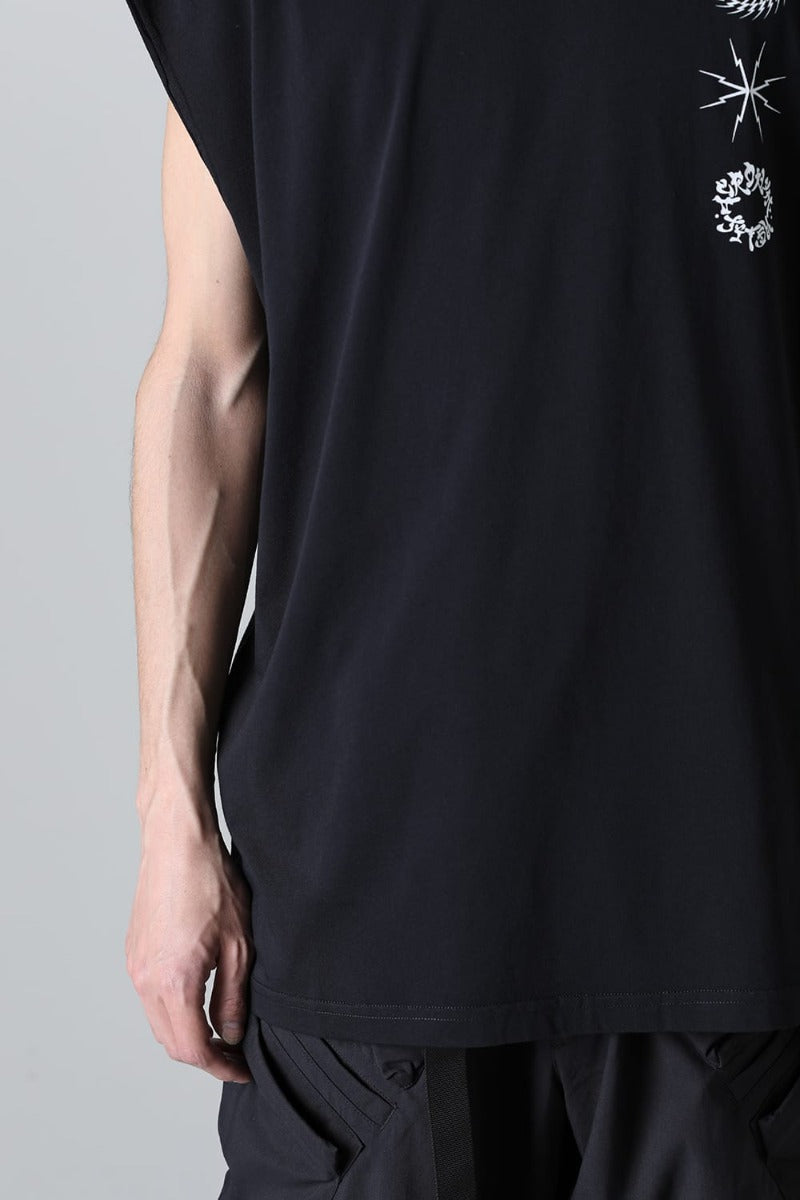 Sleeveless T-shirt Black