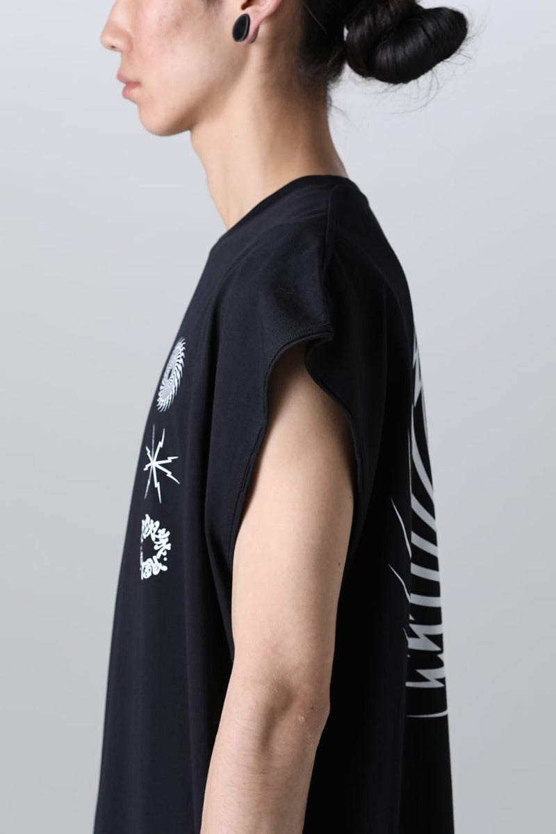 Sleeveless T-shirt Black