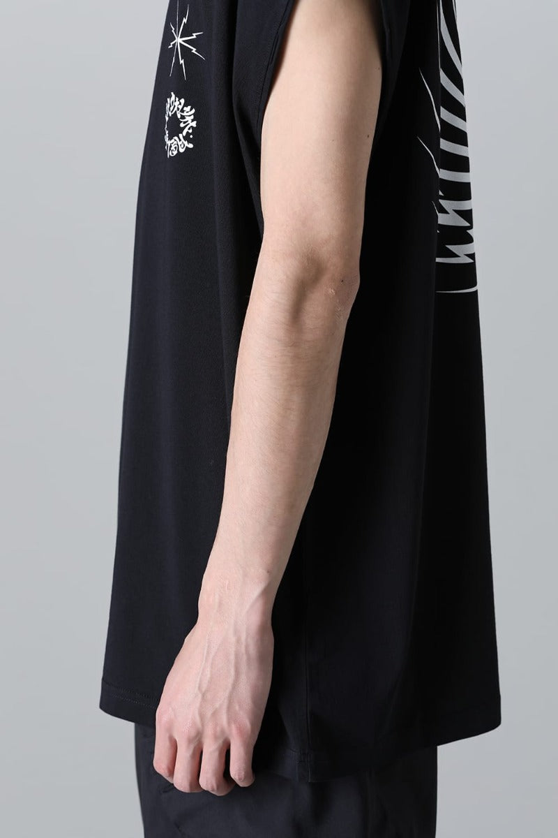 Sleeveless T-shirt Black