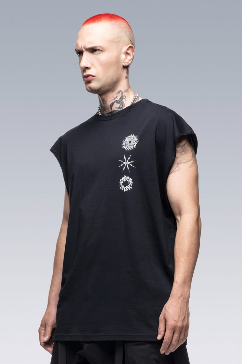 Sleeveless T-shirt Black