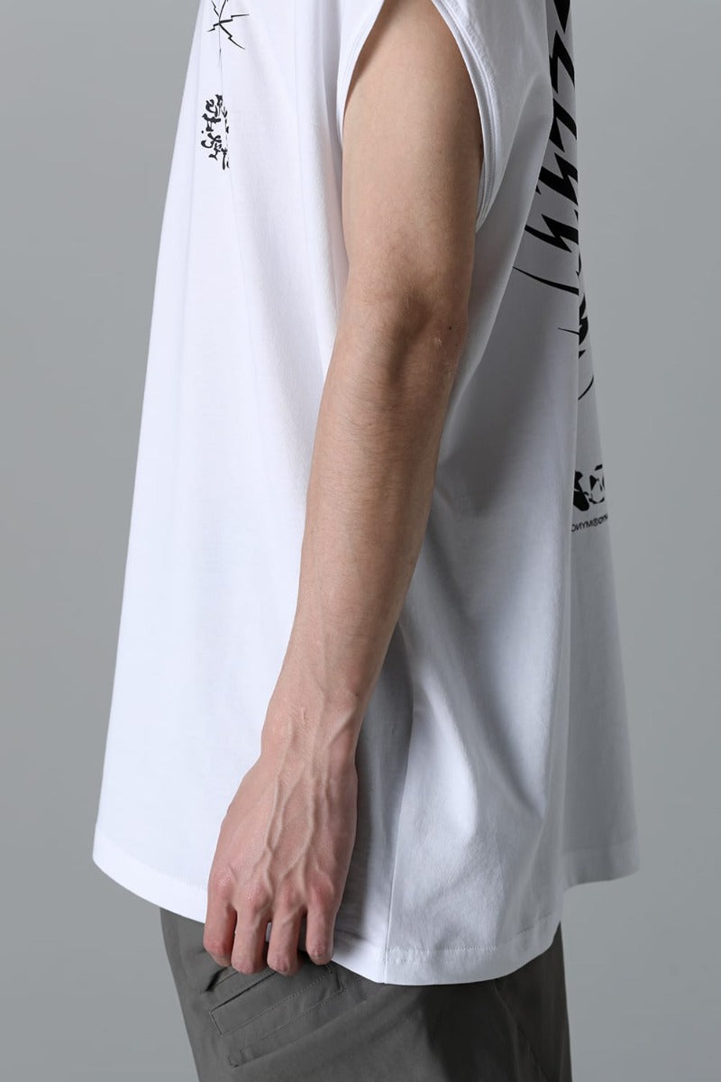 Sleeveless T-shirt White