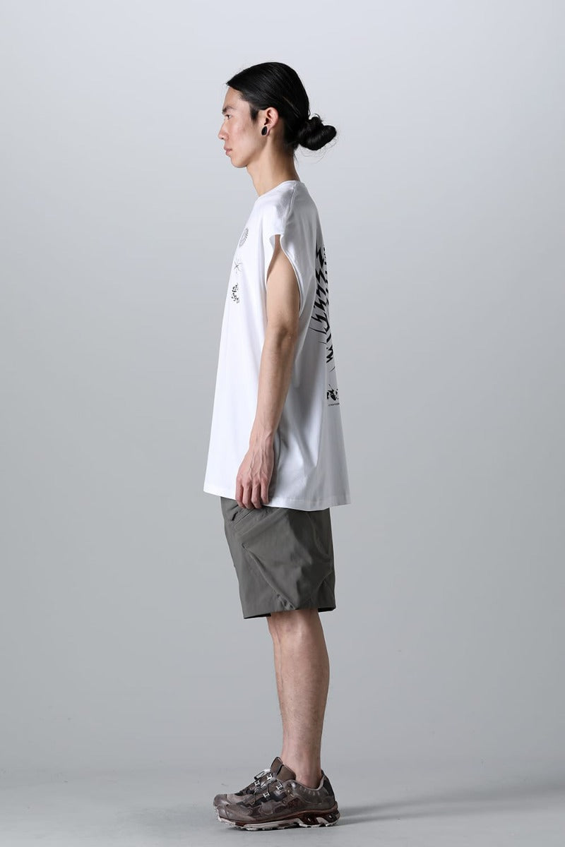 Sleeveless T-shirt White