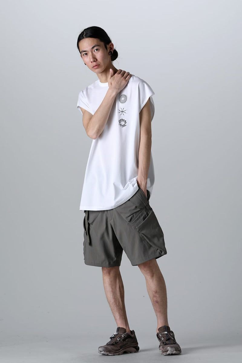 Sleeveless T-shirt White