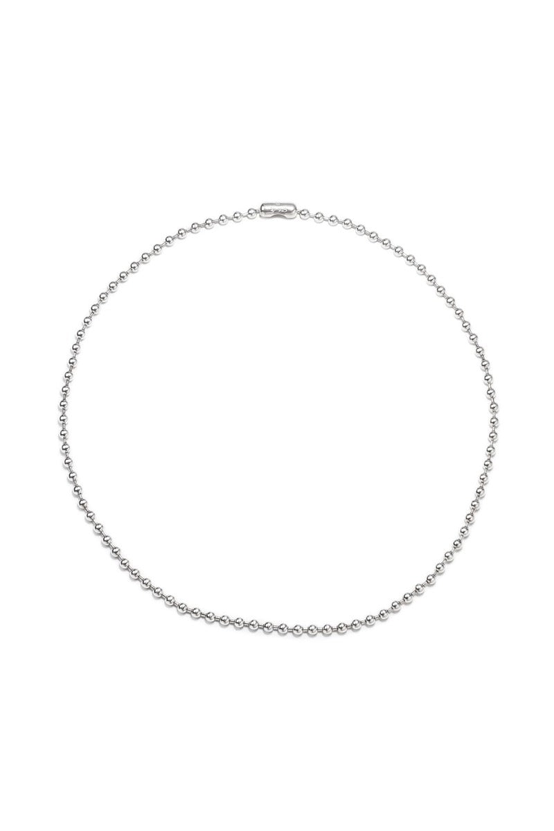 ball chain necklace. -S- regular Silver