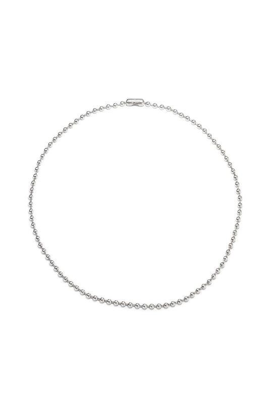 ball chain necklace. -S- regular Silver