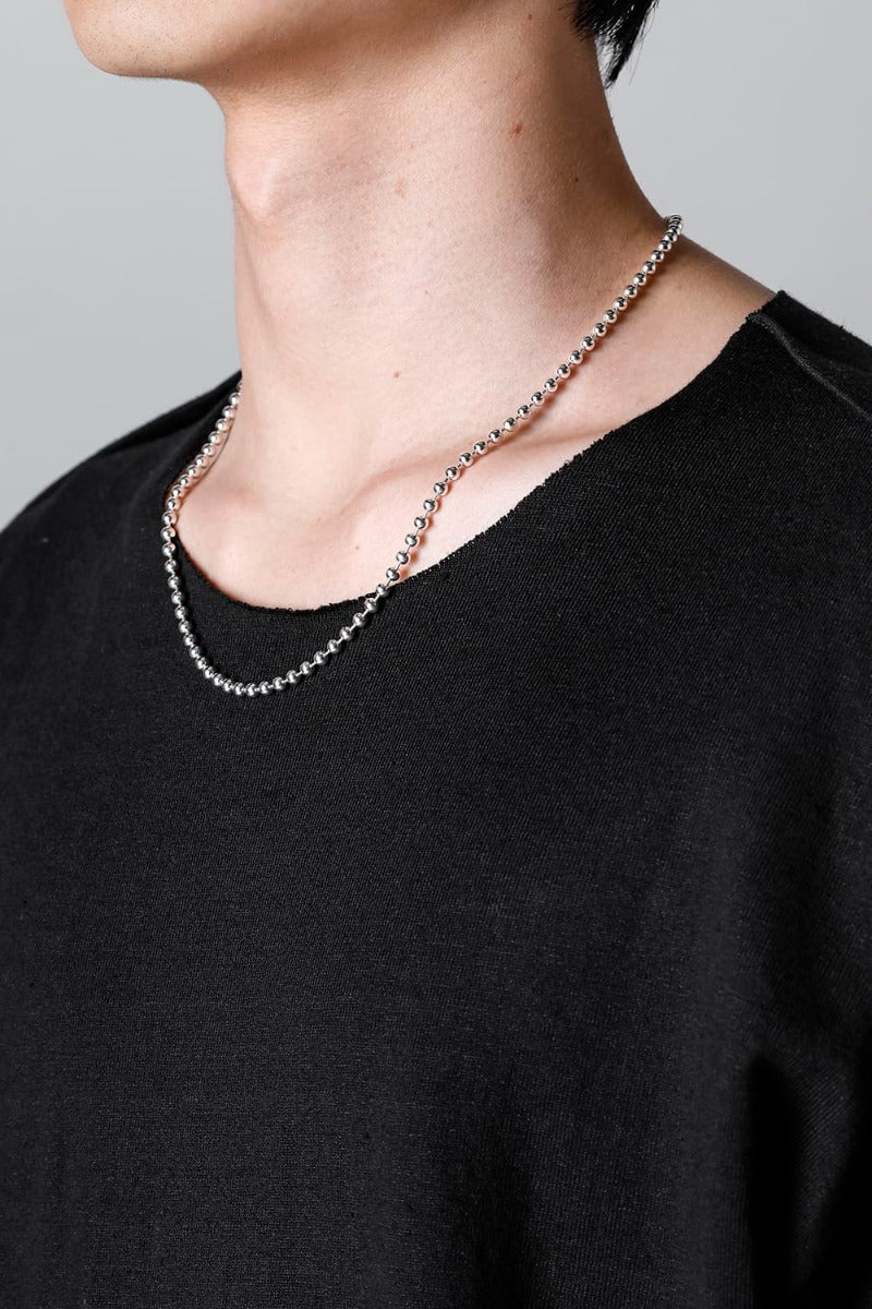 ball chain necklace. -S- regular Silver