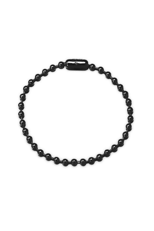 ball chain bracelet. -S- regular Black