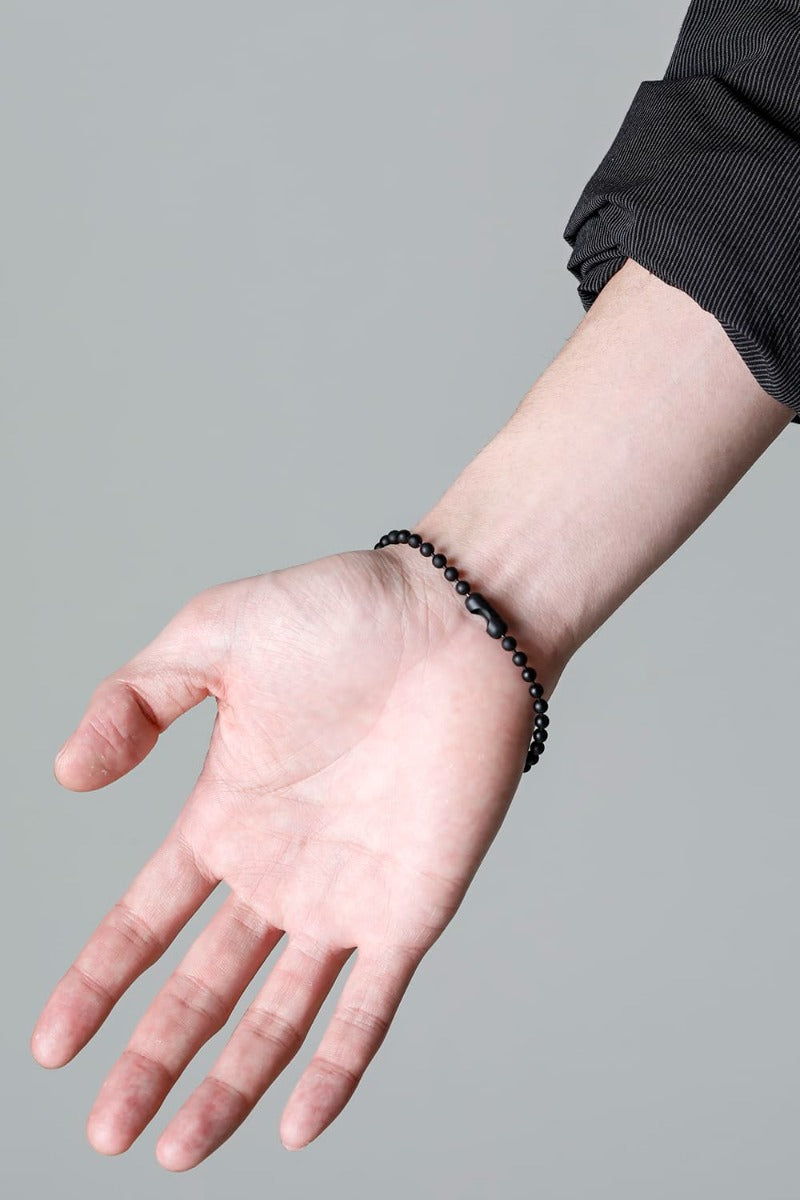 ball chain bracelet. -S- regular Black