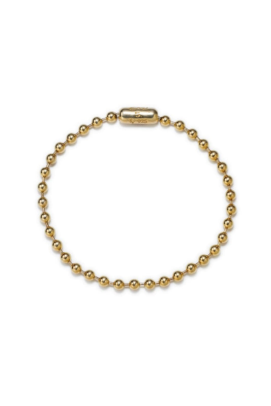 ball chain bracelet. -S- regular Gold