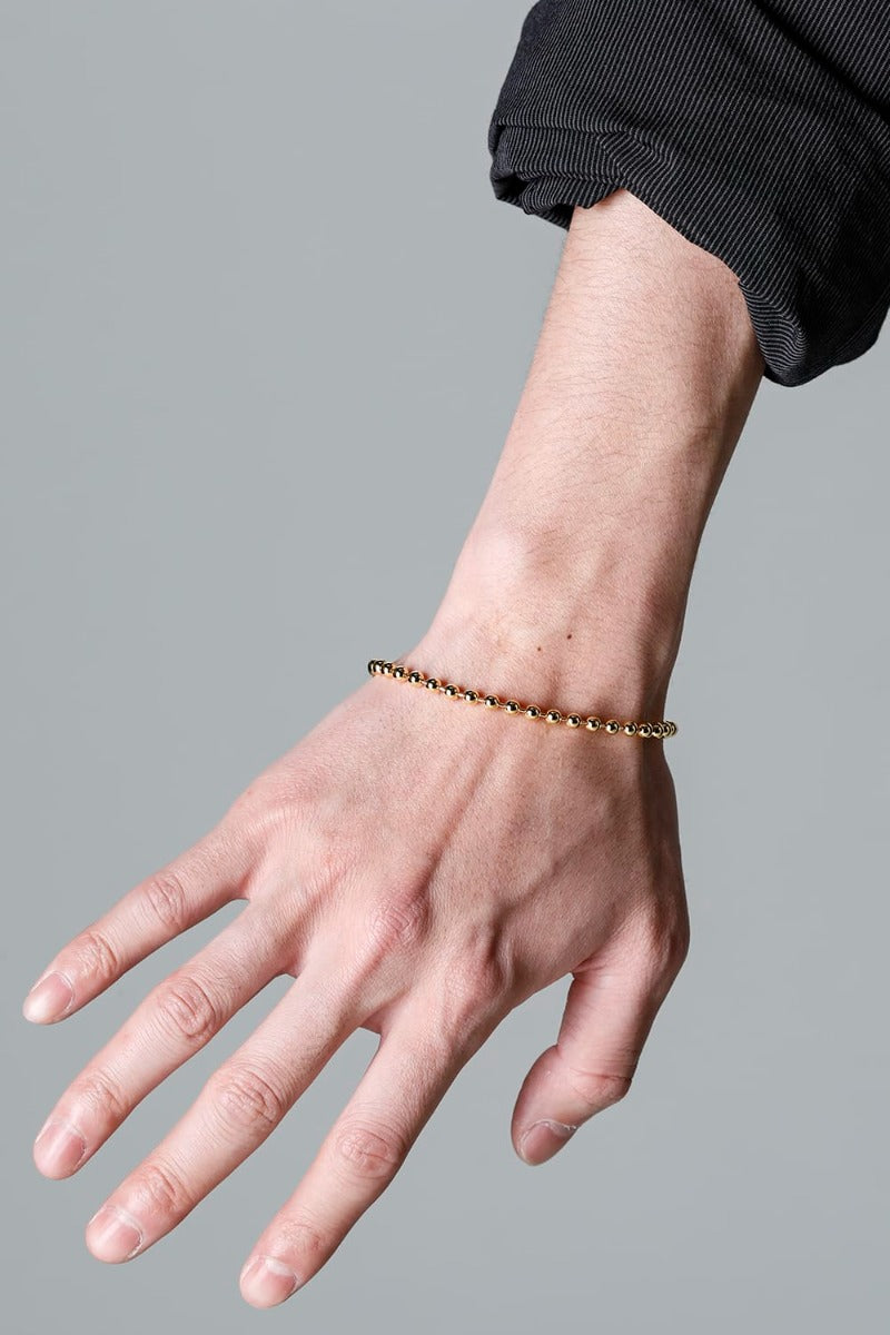 ball chain bracelet. -S- regular Gold