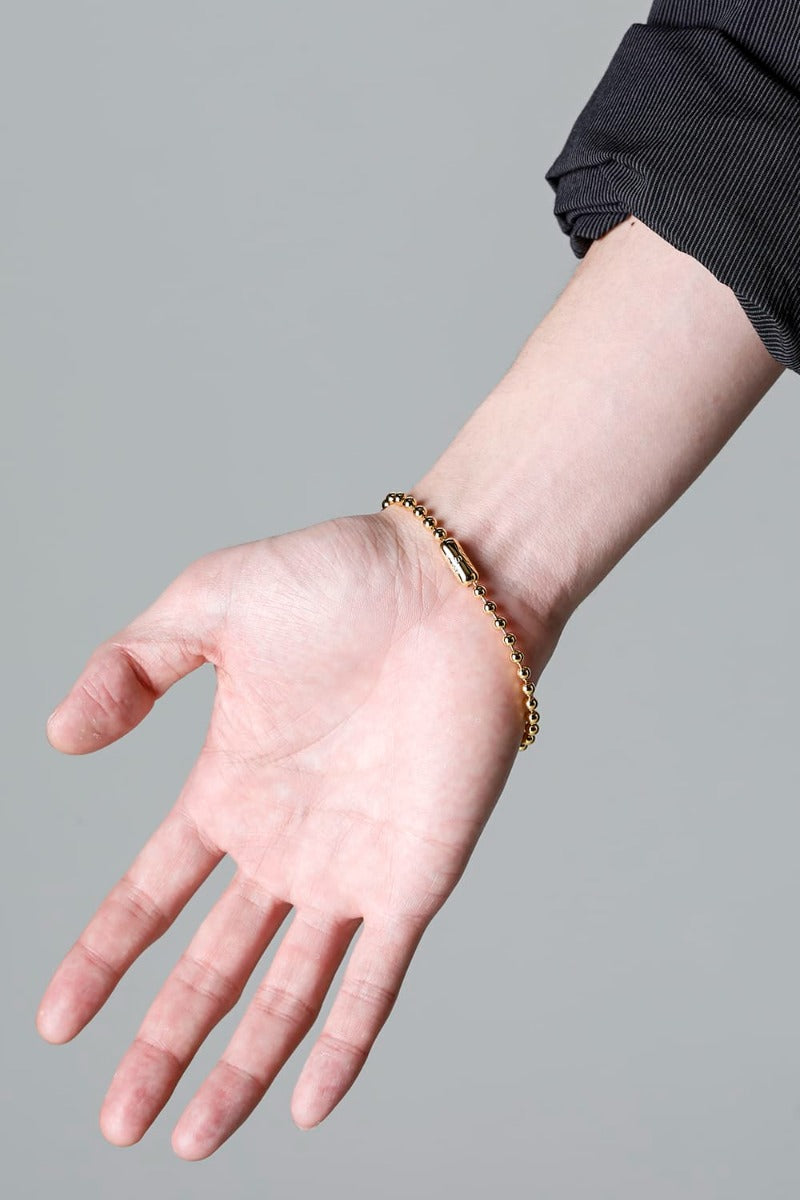 ball chain bracelet. -S- regular Gold