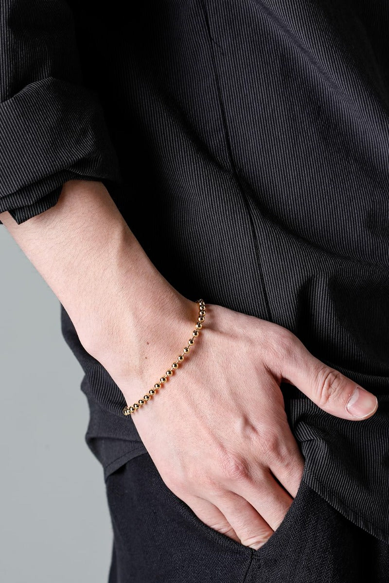 ball chain bracelet. -S- regular Gold