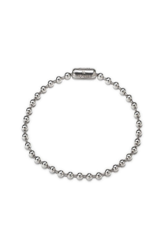 ball chain bracelet. -S- regular Silver