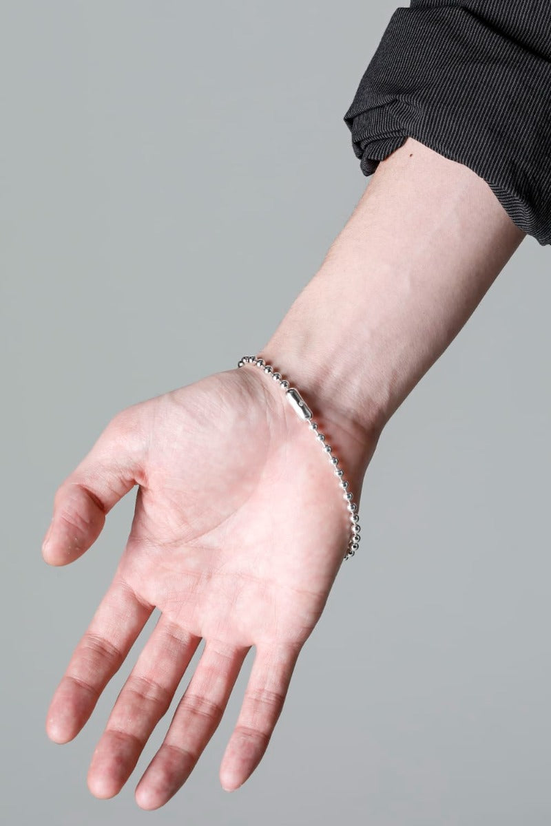 ball chain bracelet. -S- regular Silver