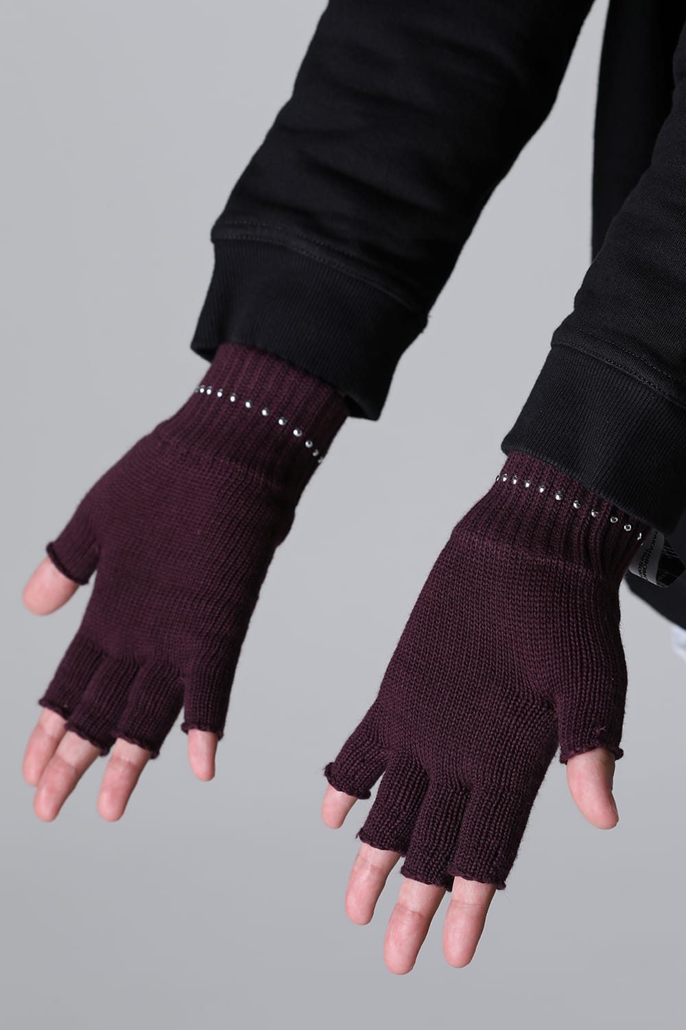 fingerless gloves Bordeaux