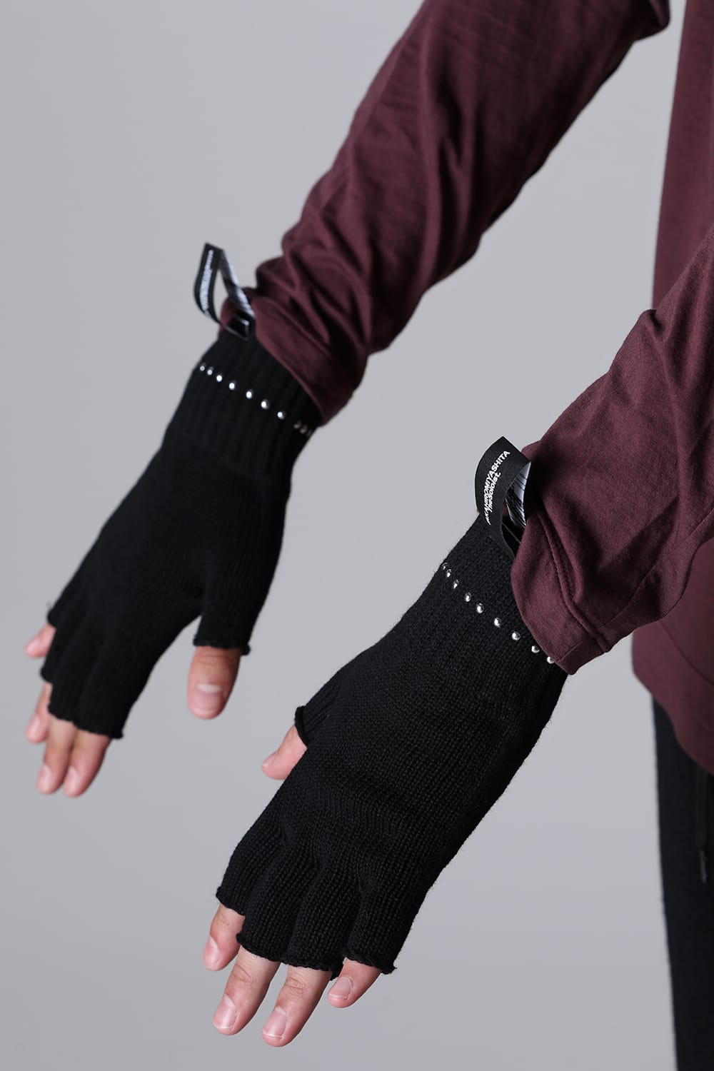 フィンガーレス グローブ ブラック