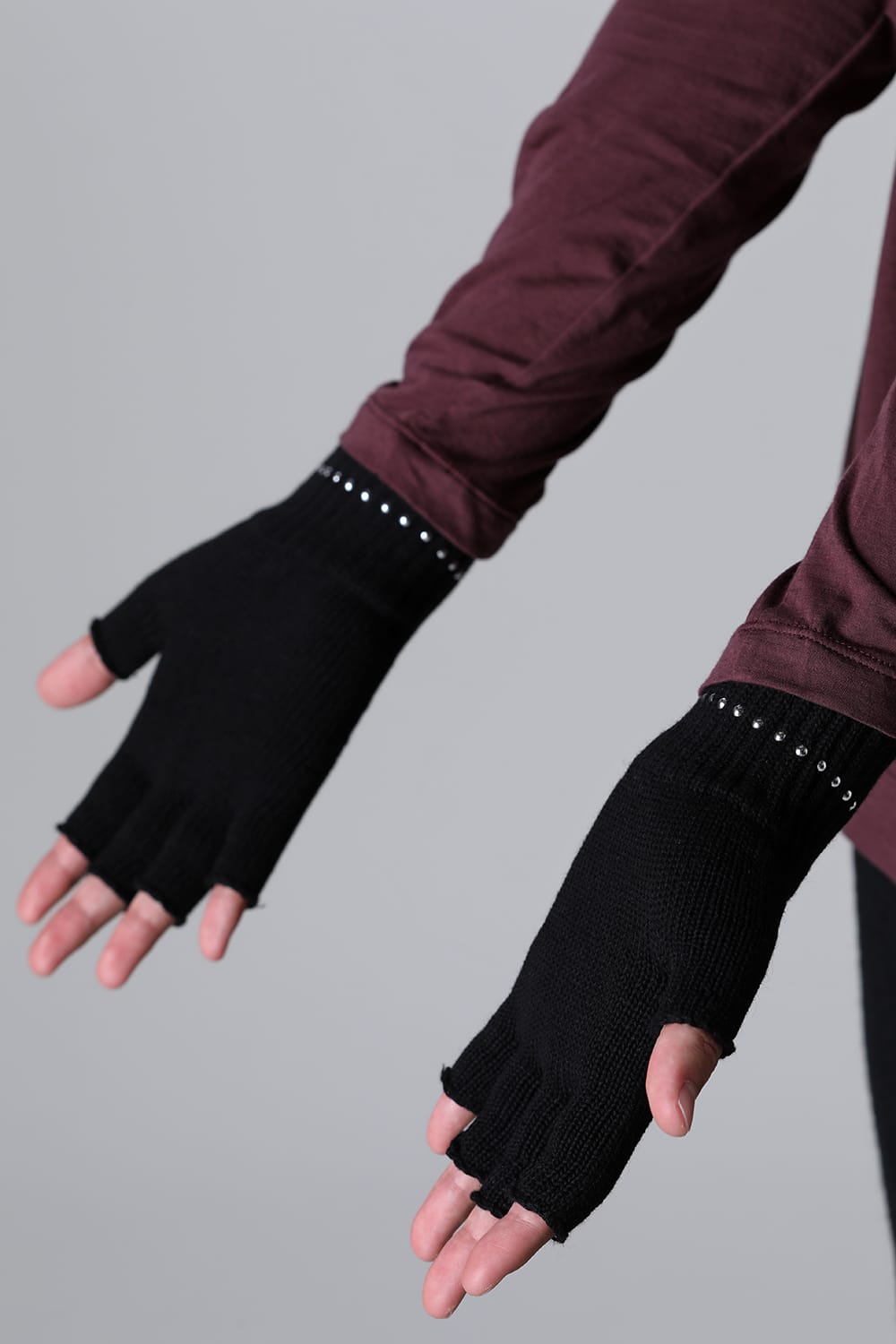 フィンガーレス グローブ ブラック