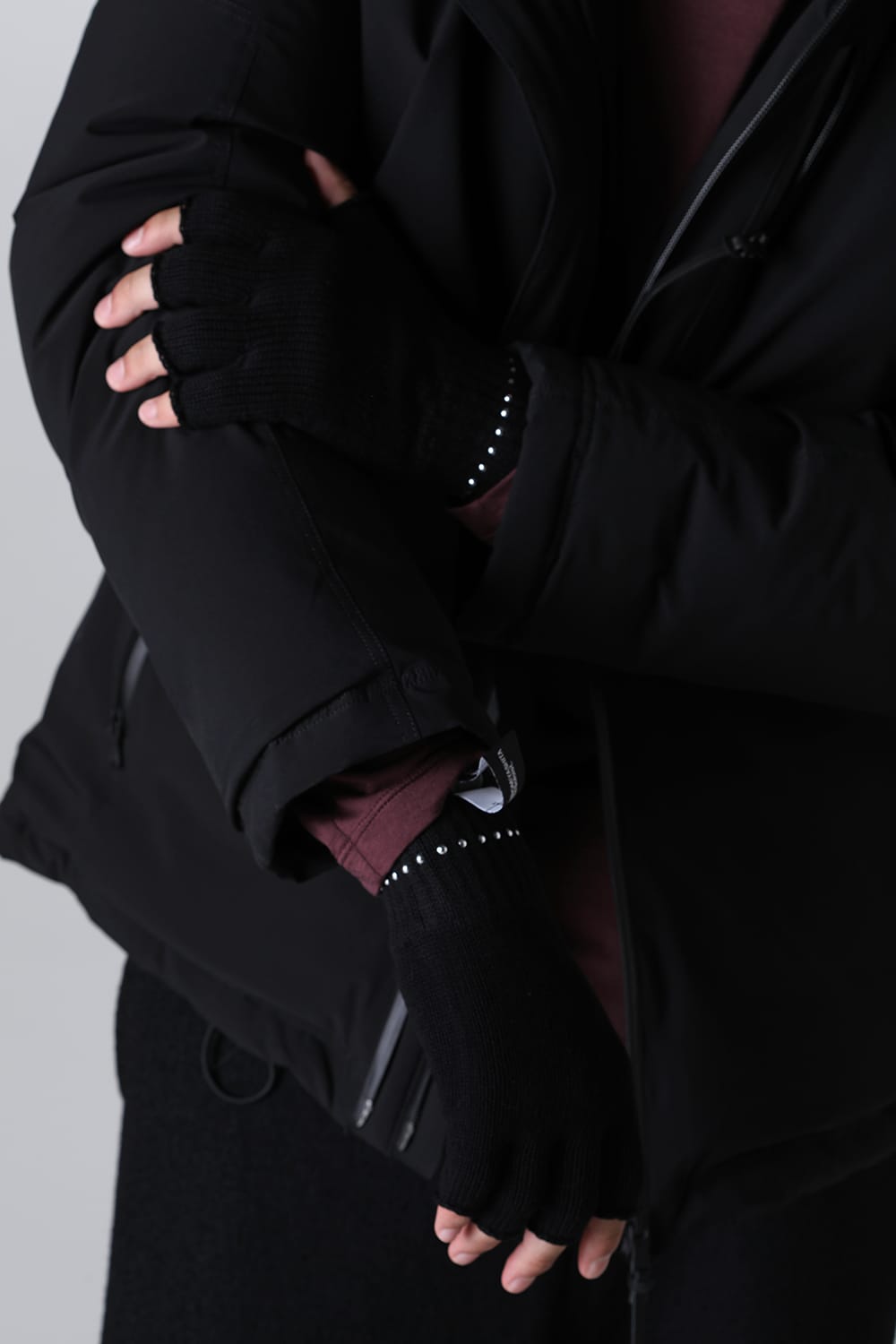 フィンガーレス グローブ ブラック