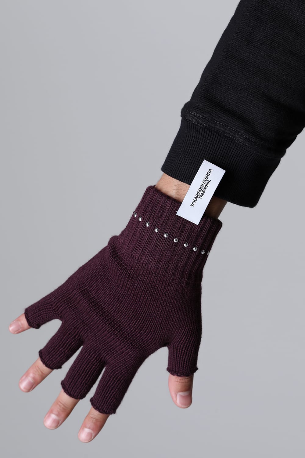 fingerless gloves Bordeaux