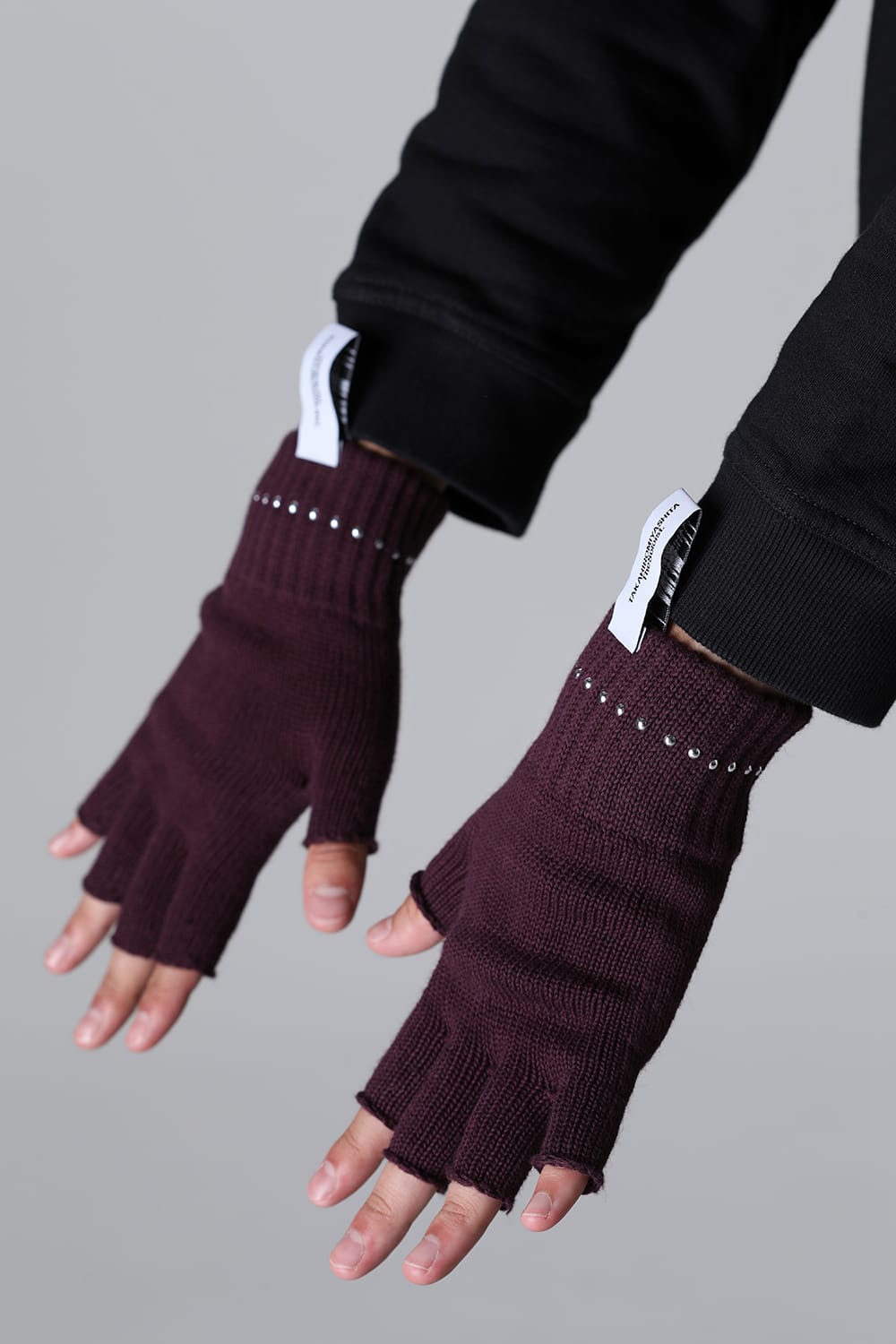 fingerless gloves Bordeaux