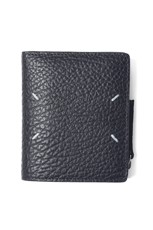 Small Flip Flap Wallet Grainy Leather