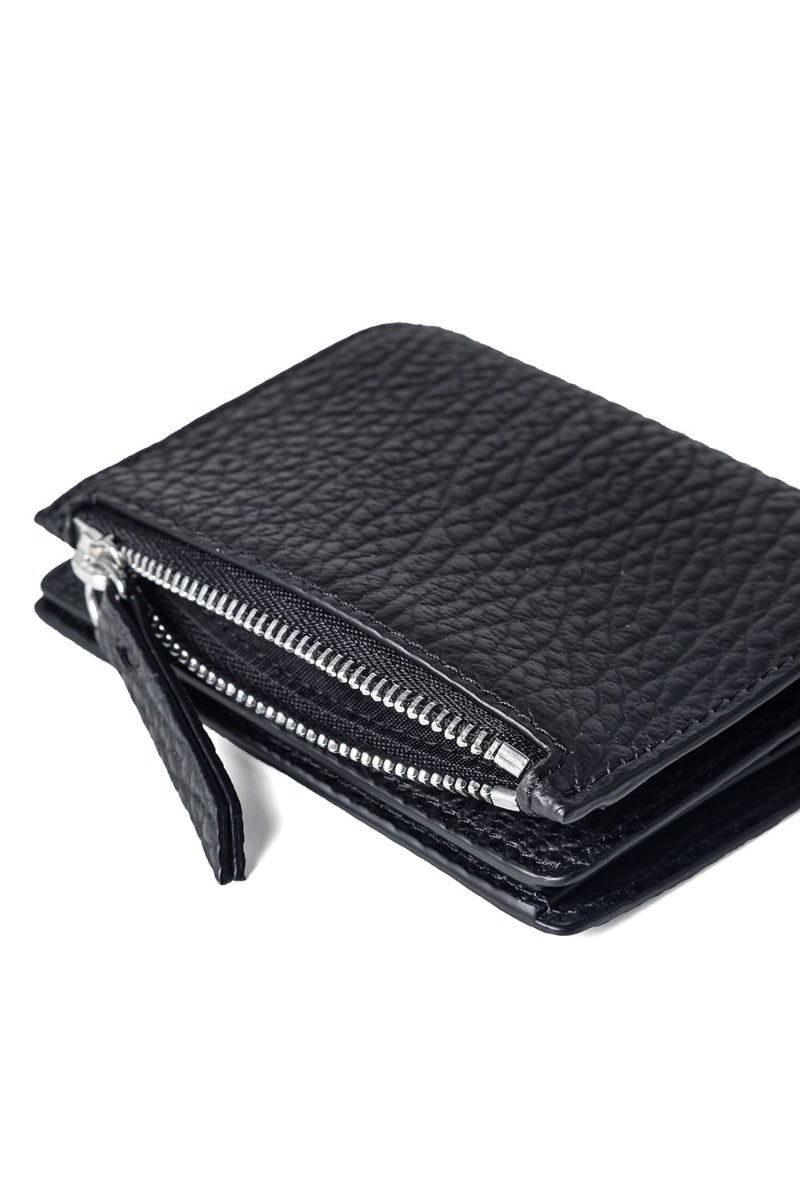 Small Flip Flap Wallet Grainy Leather