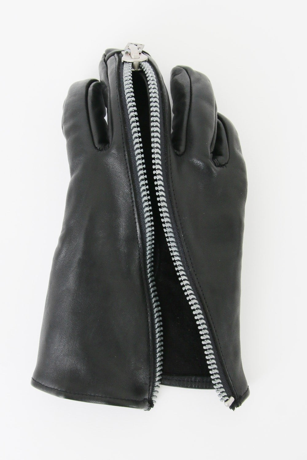 Horse Leather Zip Gloves 