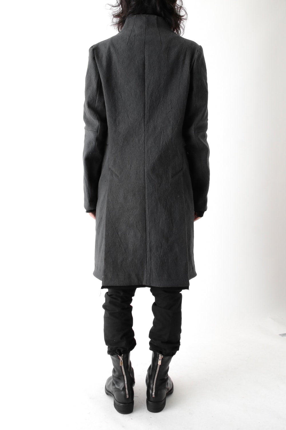 Layered Hi-Necked Coat