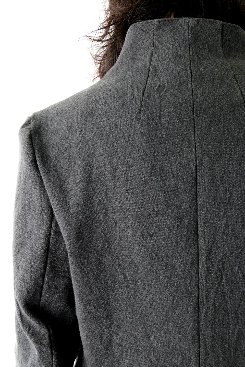 Layered Hi-Necked Coat