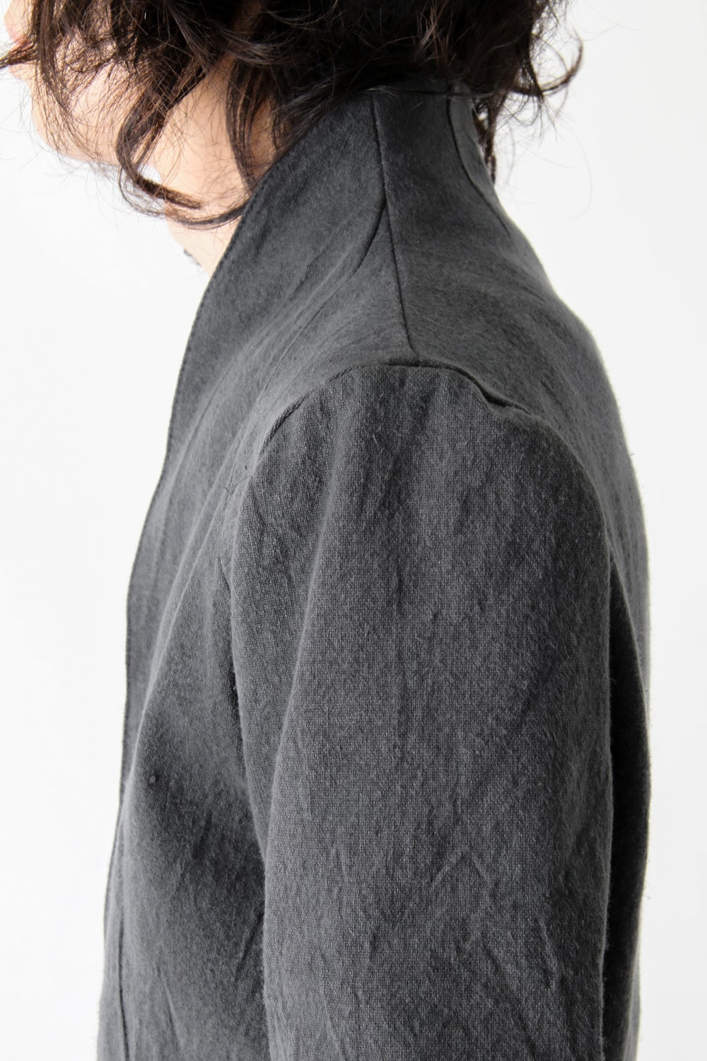 Layered Hi-Necked Coat