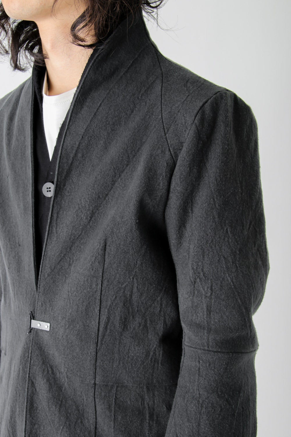 Layered Hi-Necked Coat