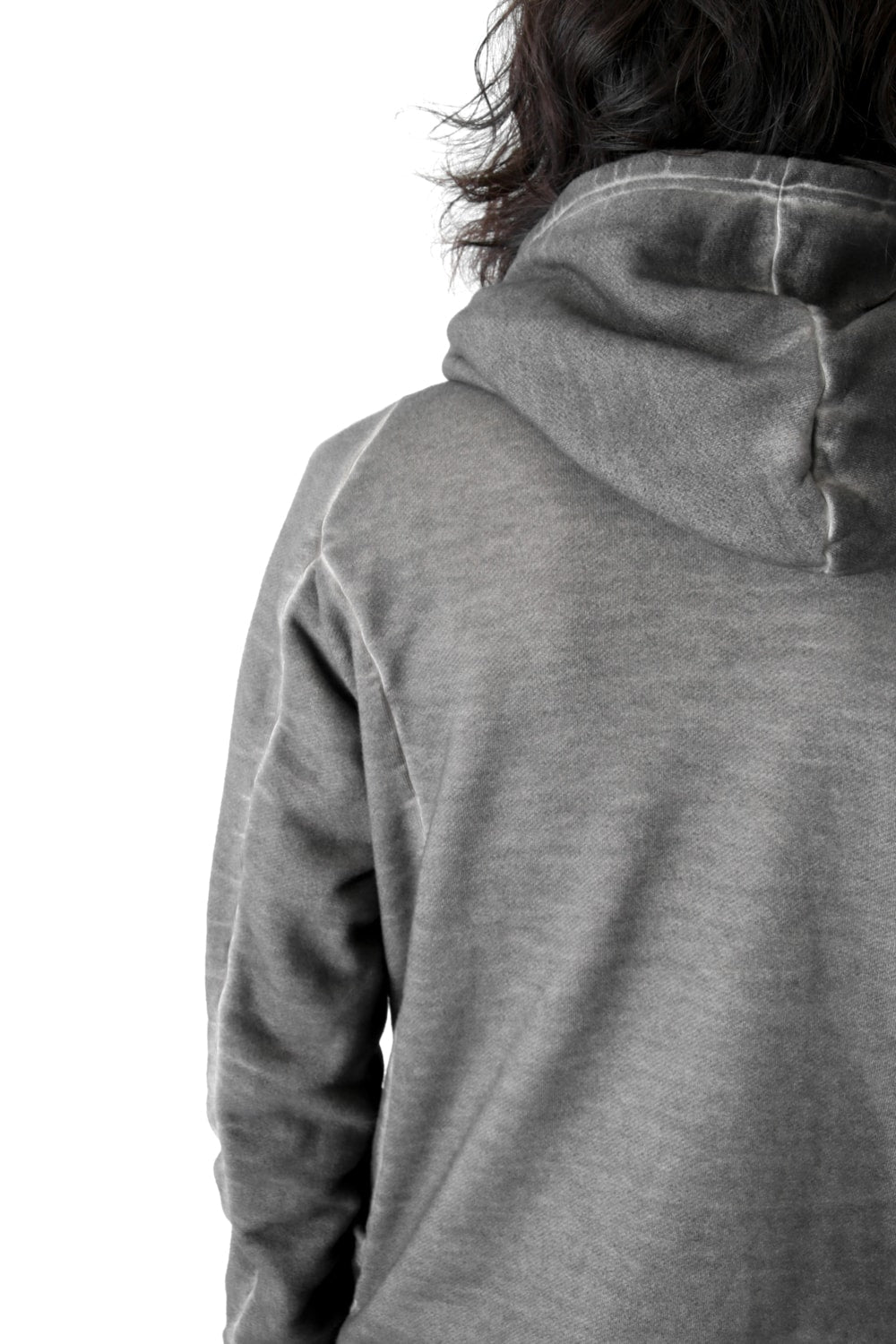 Product dyed Cold Dye Zip Up Parka