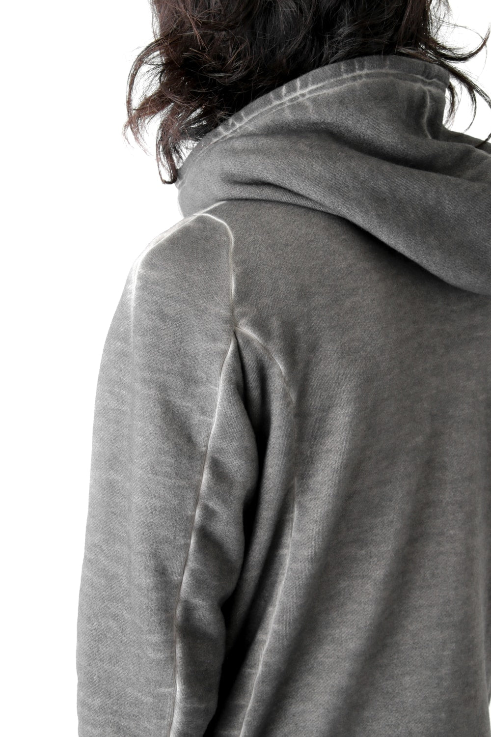 Product dyed Cold Dye Zip Up Parka