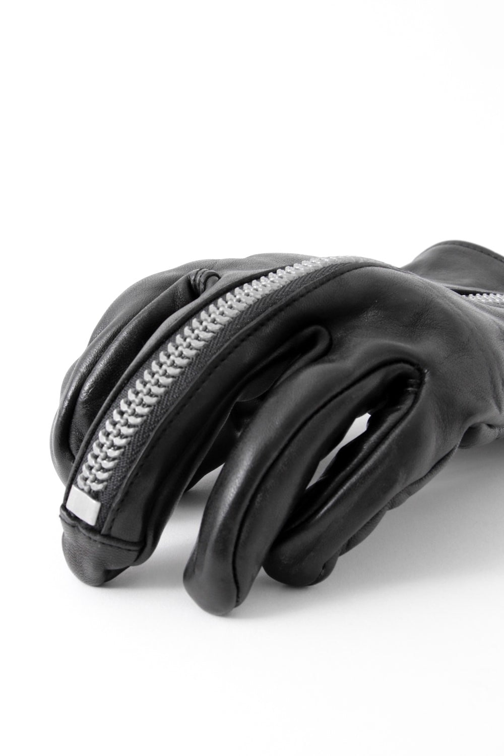 Horse Leather Zip Gloves 